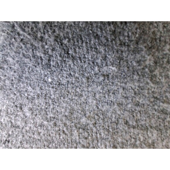 Zara women's sweater, V neck, Gray, Small, with Brass trim, neck & Cuffs - Picture 7 of 13